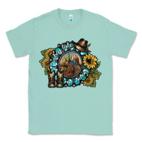 Seafoam cowboy take me away 2 Classic Tee - SublimationCraftShop