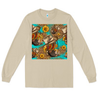Mushroom western boots and hat seamless pattern Long Sleeve Tee - HRA Design Shop