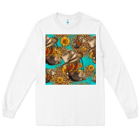 White western boots and hat seamless pattern Long Sleeve Tee - HRA Design Shop