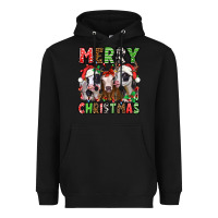 Black merry christmas heifers Heavyweight Hoodie - Jasminsmagicworld