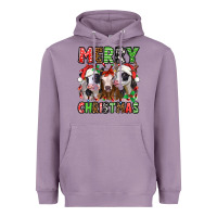 Lavender merry christmas heifers Heavyweight Hoodie - Jasminsmagicworld