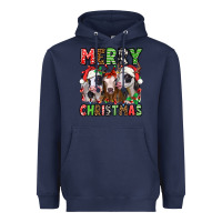 Navy merry christmas heifers Heavyweight Hoodie - Jasminsmagicworld