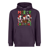 Plum merry christmas heifers Heavyweight Hoodie - Jasminsmagicworld