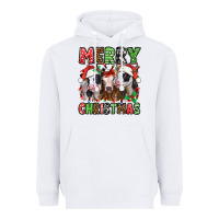 White merry christmas heifers Heavyweight Hoodie - Jasminsmagicworld