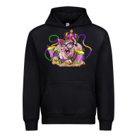 Black Mardi Gras pig Urban Hoodie - LillyAllenDesigns