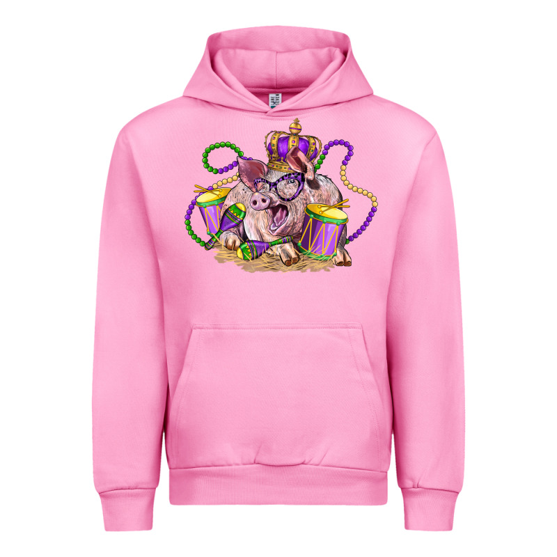 Mardi Gras Pig Urban Hoodie by LillyAllenDesigns | Teevron