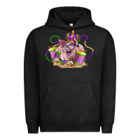 Pigment Black Mardi Gras pig Urban Hoodie - LillyAllenDesigns