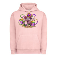 Pigment Salmon Mardi Gras pig Urban Hoodie - LillyAllenDesigns