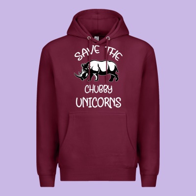 Save The Chubby Unıcorns Premium Hoodie Designed By Bettercallsaul