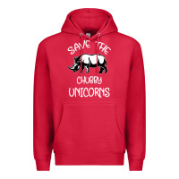 Cardinal save the chubby unıcorns Premium Hoodie - Bettercallsaul