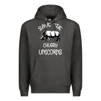 Charcoal Heather save the chubby unıcorns Premium Hoodie - Bettercallsaul