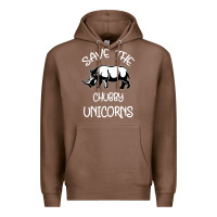 Chestnut save the chubby unıcorns Premium Hoodie - Bettercallsaul