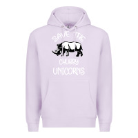 Lilac save the chubby unıcorns Premium Hoodie - Bettercallsaul
