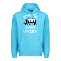Ocean Blue save the chubby unıcorns Premium Hoodie - Bettercallsaul