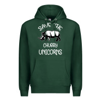 Sports Green save the chubby unıcorns Premium Hoodie - Bettercallsaul