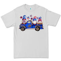 Dove Grey american flag gnomes truck Premium Tee - Artiststas