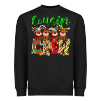 Black cousin crew christmas deer Heavyweight Sweatshirt - MaliasSmallBusiness