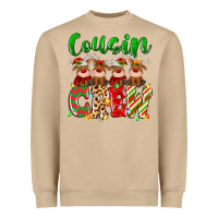 Mushroom cousin crew christmas deer Heavyweight Sweatshirt - MaliasSmallBusiness