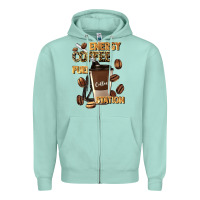 Energy Coffee Fuel Station Zipper Hoodie | Teevron