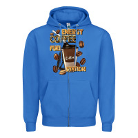 True Royal energy coffee fuel station Zipper Hoodie - Artiststas