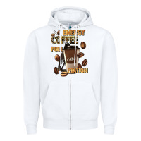 White energy coffee fuel station Zipper Hoodie - Artiststas