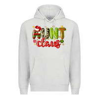 Dove Grey aunt claus Premium Hoodie - MaliasSmallBusiness