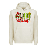 Oatmeal Heather aunt claus Premium Hoodie - MaliasSmallBusiness