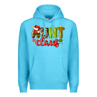 Ocean Blue aunt claus Premium Hoodie - MaliasSmallBusiness