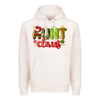 Pale Pink aunt claus Premium Hoodie - MaliasSmallBusiness