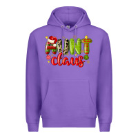 Purple aunt claus Premium Hoodie - MaliasSmallBusiness