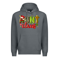 Rock aunt claus Premium Hoodie - MaliasSmallBusiness