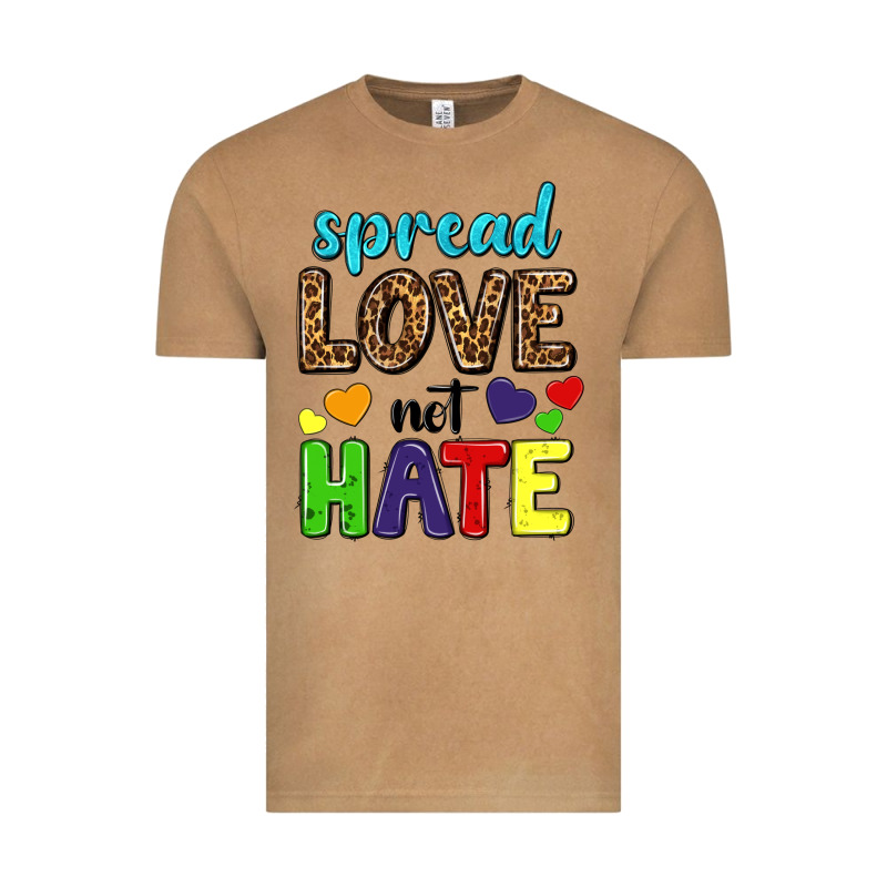 Spread Love Not Hate Vintage Tee by texasbilliewilder | Teevron