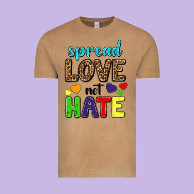 Vintage Tee spread love not hate