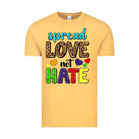 Vintage Mustard spread love not hate Vintage Tee - texasbilliewilder
