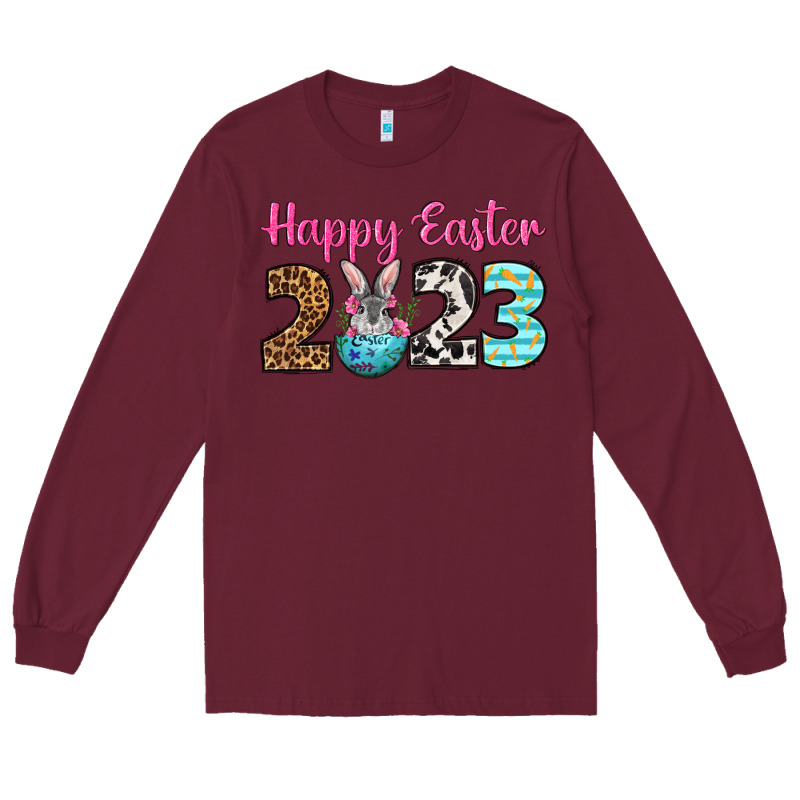 Happy Easter 2023 Easter Day Long Sleeve Tee by Neo Western | Teevron