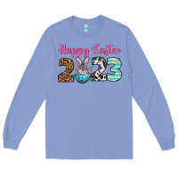 Colony Blue Happy Easter 2023 Easter Day Long Sleeve Tee - Neo Western