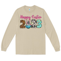 Mushroom Happy Easter 2023 Easter Day Long Sleeve Tee - Neo Western