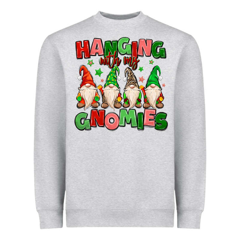 Hanging With My Gnomies Heavyweight Sweatshirt by MaliasSmallBusiness | Teevron