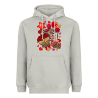 Moon Dust valentines day skeleton Heavyweight Hoodie - NancyCooperArtShop