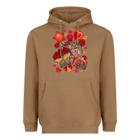 Toasted Coconut valentines day skeleton Heavyweight Hoodie - NancyCooperArtShop