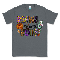 Charcoal Heather Brews And Boos Classic Tee - CowhideDigitalArt