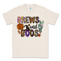 Natural Brews And Boos Classic Tee - CowhideDigitalArt