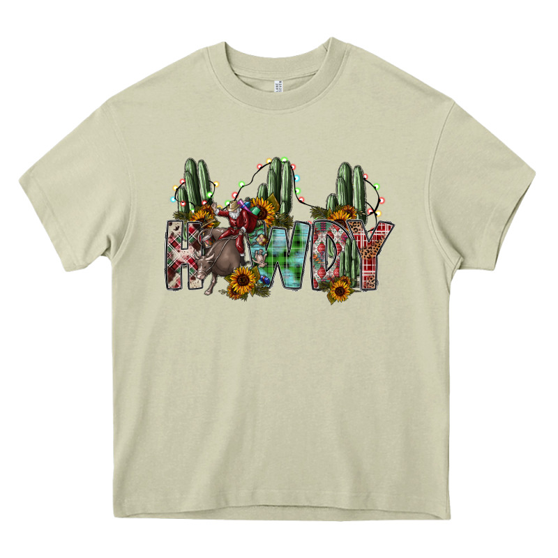 Howdy Heavy Core Tee by SublimationCraftShop | Teevron