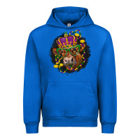 Cobalt Mardi Gras red Angus Urban Hoodie - LillyAllenDesigns