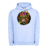 Pigment Grape Ice Mardi Gras red Angus Urban Hoodie - LillyAllenDesigns