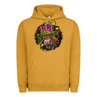 Pigment Peanut Butter Mardi Gras red Angus Urban Hoodie - LillyAllenDesigns