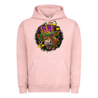 Pigment Salmon Mardi Gras red Angus Urban Hoodie - LillyAllenDesigns