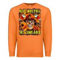 Carrot Western Hell Was Full So I Came Back Premium Sweatshirt - LillyAllenDesigns
