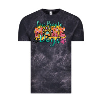 Cloud Black less people more dogs paw zillion Vintage Tee - Zillion Design Studio