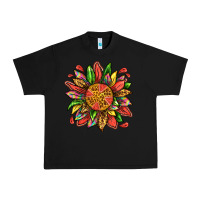 Black watermelon sunflower Urban Heavy Tee - texasbilliewilder
